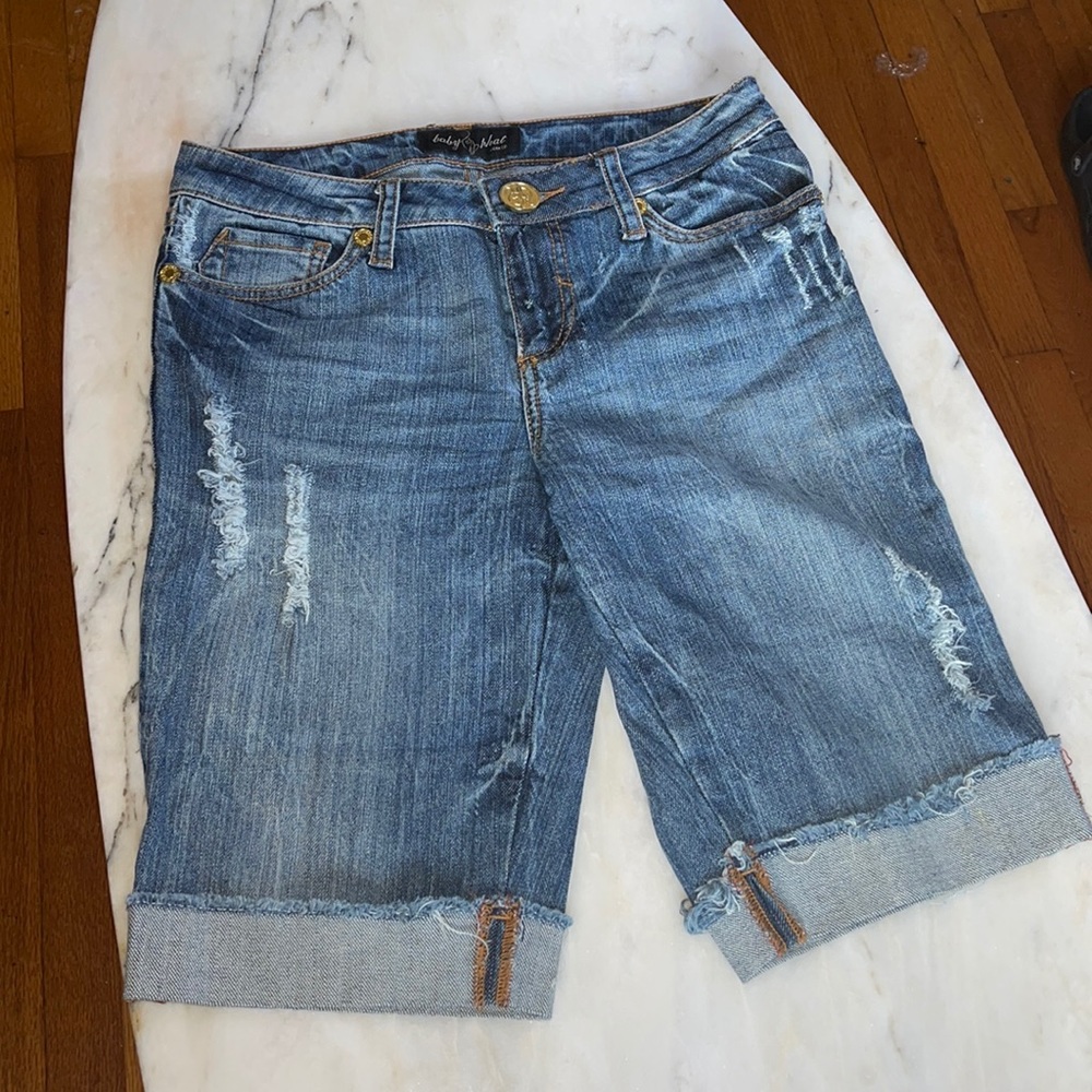 Baby phat Jean shorts.